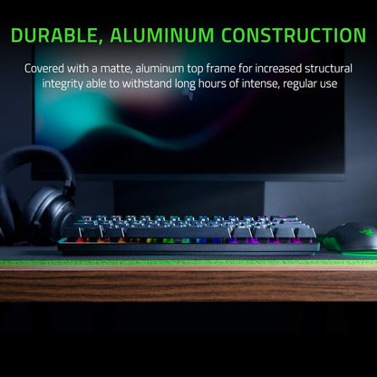 Razer Huntsman Mini 60% Gaming Keyboard: Linear Optical Switches - Black